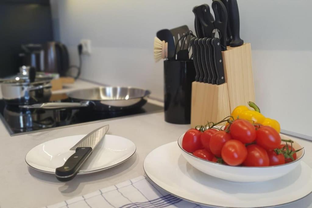Moka Living-Sunset Apt, Nordic Design,Kueche,Wlan, Smarttv マクデブルク エクステリア 写真